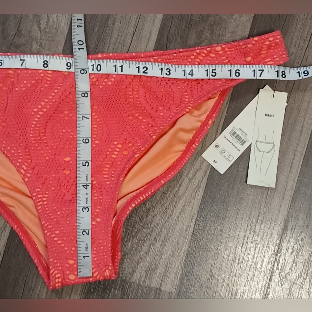 𝗣𝗶𝗻𝗸/𝗣𝗲𝗮𝗰𝗵 𝗖𝗿𝗼𝗰𝗵𝗲𝘁 𝗕𝗶𝗸𝗶𝗻𝗶 𝗕𝗼𝘁𝘁𝗼𝗺𝘀 𝗫𝗟 - Picture 3 of 7